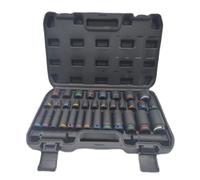 Ujjdwiurgh Douille Hexagonale à Impact Outil de Réparation de Voiture Entretien Du Groupe de Douilles Tournevis Hexagonal à Douille Courte