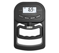 Ujjdwiurgh Dynamomètre à Main, Entraîneur de Force de Préhension, Testeur Électronique de Force de Préhension, Renforcement de la Préhension, 265 Lb/120 Kg, Noir