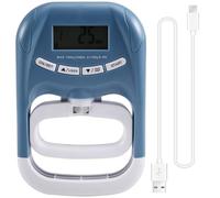 Ujjdwiurgh Dynamomètre de Poignée EH121, Entraîneur de Force Numérique 396 Livres/180 Kg, Parfait pour Une Utilisation à Domicile et à L'École, Bleu