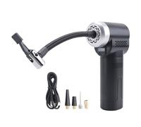 Ujjdwiurgh EAFC Compresseur d'air portable sans fil ou filaire Gonfleur de pneu numérique portable pour voiture, vélo, balles