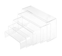 Ujjdwiurgh Échelle Acrylique Présentoir Support Cosmétique Étagère à Étagère à Chaussures Support à Chaussures en Forme de U