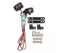 Ujjdwiurgh Éclairage LED pour Voiture RC avec Contrôleur pour Voiture RC 1/10 TRX4 SCX10 9004. Ampoule LED A.