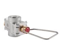 Ujjdwiurgh ÉConomiseur de Gaz de Camping Plus Convertisseur de Gaz Shifter Recharge Adaptateur de Conversion de RéServoir Plat Adaptateur de Gaz de Camping Vanne, Argent