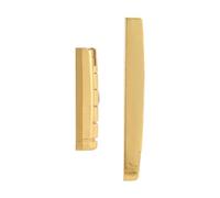 Ujjdwiurgh Ecou et selle de pont en laiton pour guitare acoustique a6 cordes