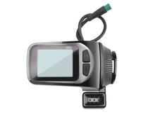 Ujjdwiurgh Écran d'instruments en plastique 24 V/36 V/48 V/60 V S886 5 broches 6 broches pour vélo électrique scooter électrique (5 broches)