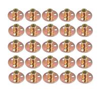 Ujjdwiurgh Écrou à Plaque de Fer M10 Écrous à Bride à Trois Trous Raccord Filetage Fixation de Meubles Verrouillage Accessoire de Canapé Fixation Écrous en T