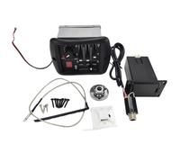 Ujjdwiurgh Égaliseur 4 Bandes Préampli Guitare Acoustique Ramassage Piézo avec Système D'Accordeur Jack D'Extrémité en Laiton pour Guitare Folk