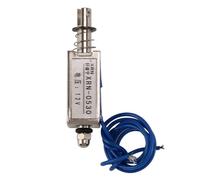 Ujjdwiurgh Electro-aimant solenoide electrique type pousser/tirer 10mm DC 12V 2.1Kg Force