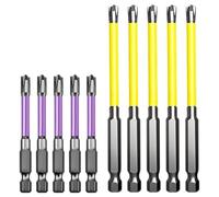 Ujjdwiurgh Embout de Tournevis Magnétique Spécial à Fente Croisée de 65 mm 110 mm pour Électricien pour Interrupteur à Prise Outils à Main de Haute Dureté