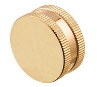 Ujjdwiurgh Embout pour Tuyau D'Arrosage, Bouchon en Laiton avec 12 Rondelles SuppléMentaires, 3/4 Pouce, Paquet de 4