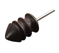 Ujjdwiurgh Embouts de Brunissoir en Cuir Pointe Pointue pour Outil Rotatif en Bois de Tropical CréAnt des Bords Lisses et Propres, Longueur 65 Mm