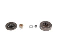 Ujjdwiurgh Embrayage de pignon 3/8" pour tronçonneuse 017 018 021 023 025 Ms170 Ms180 Ms210 Ms230 MS250 avec rondelle E-Clip Kit remplace 1123 640 2003,1123 640 2073