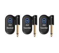Ujjdwiurgh Émetteur Sans pour Guitare Électrique A14 2 en 1 Émetteur-Récepteur Sans Microphone Sans pour Guitare