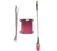 Ujjdwiurgh Émetteur Vidéo 5,8,6 W VTX 48CH 800 MW MMCX pour Drone de Course FPV Longue Portée