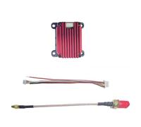 Ujjdwiurgh Émetteur Vidéo VTX 5,8,6 W 48 CH VTX pour Drone de Course FPV Longue Portée Multirotor, Pièce de Bricolage