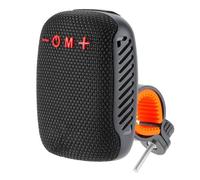 Ujjdwiurgh Enceinte portable d'extérieur de type C USB rechargeable Bluetooth pour scooter et moto - Noir