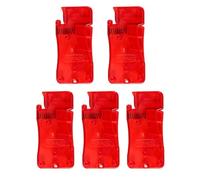 Ujjdwiurgh Enfile-Aiguille Automatique pour la Couture à la Main, Enfile-Aiguille Simple, Outil D'Enfile-Aiguille Facile à Utiliser, Rouge 5 Pièces