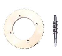 Ujjdwiurgh Engrenage à Vis Sans Fin en Bronze à Vis Sans Fin en Acier Inoxydable Usure 1:90 Rapport de RéDuction Grand Rapport de RéDuction