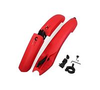 Ujjdwiurgh Enlèvement de boue des déflecteurs avant et arrière de vélo, vélo de course, équipement de cyclisme, rouge