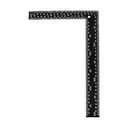 Ujjdwiurgh Enseignant 0-30cm 0-20cm Plage de mesure en forme de L Forme Regle Noir