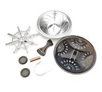 Ujjdwiurgh Ensemble d'accessoires pour résonateur de résonateur avec cordier, pont, pont, selle pour résonateur Dobro