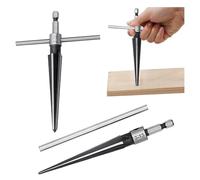 Ujjdwiurgh Ensemble d'alésoirs coniques avec poignée en T de 3 à 13 mm et 5 à 16 mm