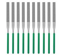 Ujjdwiurgh Ensemble de 10 Diamantées, Ensemble de à Aiguilles de Précision, à Revêtement Diamanté pour le Limage Du Métal, de la Céramique, de la Pierre, des C