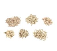 Ujjdwiurgh Ensemble de 1200 PièCes de Perles D'Espacement pour la Fabrication de de Collier de Boucles D'Oreilles de Bracelet (6 Formes DifféRentes)