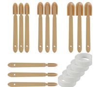 Ujjdwiurgh Ensemble de 17 Outils de Finition de Calfeutrage en Caoutchouc, Spatule Applicatrice de Calfeutrage Ergonomique, Outil de Retrait de Calfeutrage en Caoutchouc Lisse