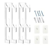 Ujjdwiurgh Ensemble de 2 Supports Universels à 2 Niveaux pour Manettes de et Casques. Kit de Support Transparent pour Manettes et Casques.