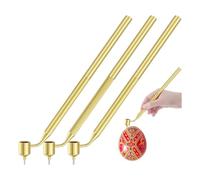 Ujjdwiurgh Ensemble de 3 Stylos à Dessin à Cire Chaude Adaptés Aux Arts Décoratifs pour les Œufs de Pâques Fournitures Pysanky