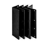 Ujjdwiurgh Ensemble de 4 Supports D'Angle de Lit de Jardin Surélevé avec Vis à Bois pour Lit de 20 à 24 Pouces pour Jardinière de Légumes, Installation Facile et