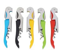 Ujjdwiurgh Ensemble de 5 Ouvre-Bouteilles Robustes avec Tire-Bouchon et Clé à Vin pour Ouvre-Bouteille pour Serveurs, Maison