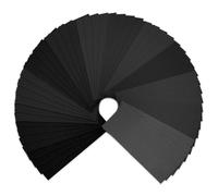 Ujjdwiurgh Ensemble de 52 Feuilles de Papier de Verre, Grain 120-2000, Papier Abrasif à L'Eau/à Sec, en Carbure de Silicium pour le Ponçage Du Bois, Du Métal, le Polissage de L'Automobile.