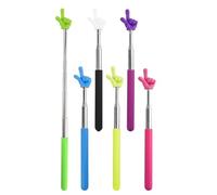 Ujjdwiurgh Ensemble de 6 Bâtons de Pointeur pour Salle de Classe, Pointeur D'Enseignant, Kit de Bâtons Rétractables pour Tableaux Blancs de Salle de Classe