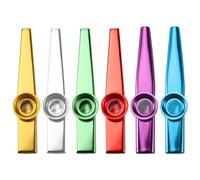 Ujjdwiurgh Ensemble de 6 Couleurs en MéTal Instruments de Musique Compagnon pour une Guitare UkuléLé Grand Cadeau pour les Amateurs de Musique pour Enfants