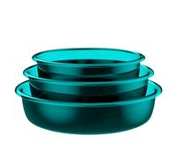 Ujjdwiurgh Ensemble de à Appâts en Trois Pièces, Bol de Mélange D'Appâts Antiadhésif, Équipement de Pêche, Bol à Appâts pour Équipement de Pêche