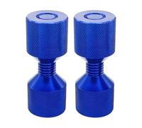 Ujjdwiurgh Ensemble de Broches à Deux Trous 1-1/8 Pouce en Aluminium 6061, Broche D'Alignement de Bride à 2 Trous, Broches à Deux Trous, Aligneur de Bride Bleu