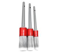 Ujjdwiurgh Ensemble de brosses de nettoyage synthétiques super douces avec poignée solide et aiguisée pour roues, pneus, compartiment moteur, sièges en cuir, panneaux de porte