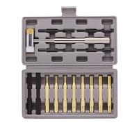 Ujjdwiurgh Ensemble de chasse-goupilles professionnels et accessoires pour marteau avec laiton, acier, perforateurs en plastique et marteau interchangeable