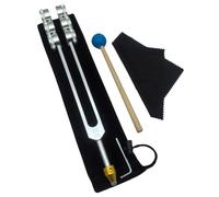 Ujjdwiurgh Ensemble de Diapasons OTTO32HZ avec Base pour Guérir les Chakras, Thérapie Sonore, Garder le Corps, L' et L' en Harmonie Parfaite