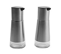 Ujjdwiurgh Ensemble de Distributeur D' d'olive et de Vinaigre, Lot de 2 Burettes D' d'olive avec Bouteille en Verre éLéGante et Design sans Gouttes