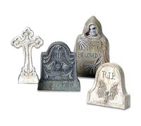 Ujjdwiurgh Ensemble de Figurines en Résine pour Décorer des Tombes et des Villages avec des Ornements Multiples en Différentes Tailles, Multicolore.