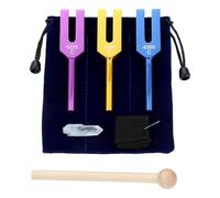 Ujjdwiurgh Ensemble de fourches d'accordage 4096 Hz 4160 Hz 4225 Hz pour guérison par le son, instrument de musique, outils de vibration sonore, B facile à installer et à utiliser