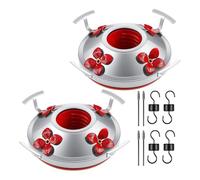 Ujjdwiurgh Ensemble de pièces de rechange pour mangeoire pour colibri comprenant des crochets pour bas de mangeoire, des douves, des brosses et des accessoires de rechange pour oiseaux