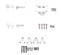 Ujjdwiurgh Ensemble de plaques de bras oscillants en métal pour voiture télécommandée P929 P939 K969 K979 K989 K999 1/28, argent