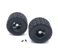 Ujjdwiurgh Ensemble de Pneus de Pneu de Jante de Roue en MéTal pour B14 B24 B16 B36 6WD C24 C34 C44 4WD 1/16 Accessoires de PièCes de Mise à Niveau de Voiture TéLéCommande de Camion, F