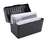 Ujjdwiurgh Ensemble de Porte-Fiches 3 X 5 Pouces - Boîte de Recettes Robuste avec Séparateurs, Cartes Lignées et Autocollants, Installation Facile, Facile à Utiliser