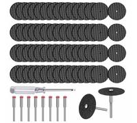 Ujjdwiurgh Ensemble de Roues de Coupe (60pcs) 1-1/4 "Couper en Fibre de Verre Renforcé pour L'Outil -Rotary