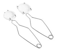 Ujjdwiurgh Ensemble de Tasses à Creuset en Céramique de Fusion, Kits de Creuset, Petits à Creuset en Céramique à Quartz avec Poignée de Pince à Fouet